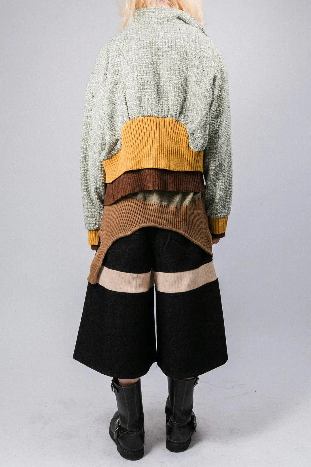 Star Logo Ribbed Culottes