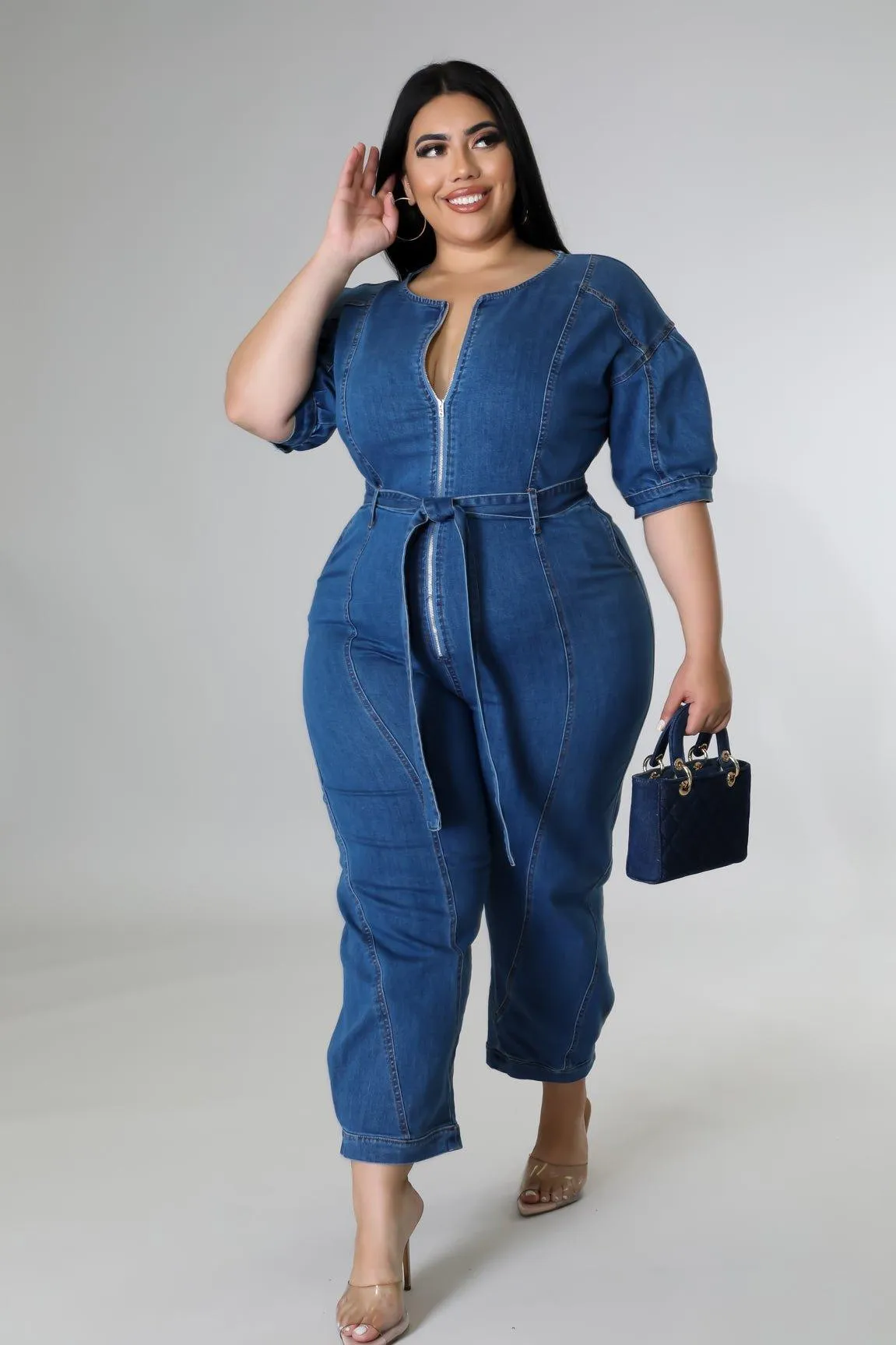 Stephanie Denim Jumpsuit