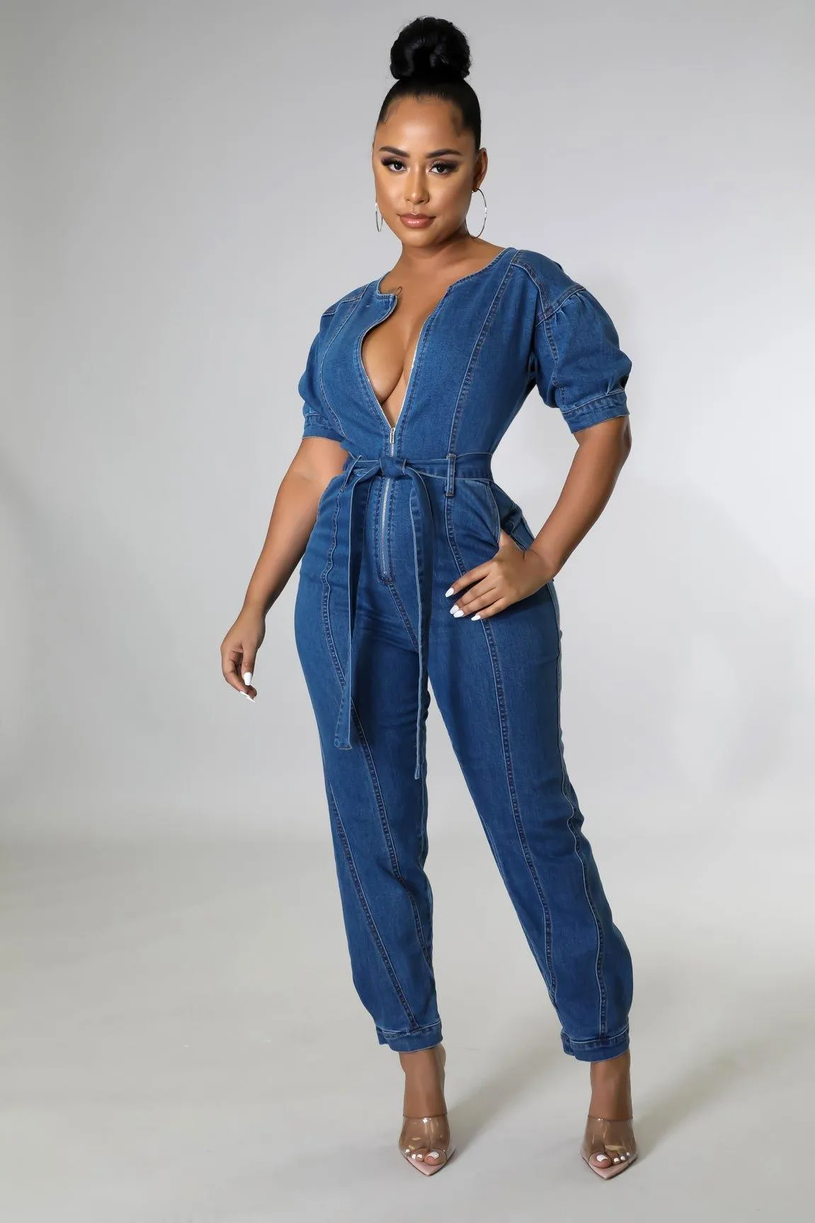 Stephanie Denim Jumpsuit