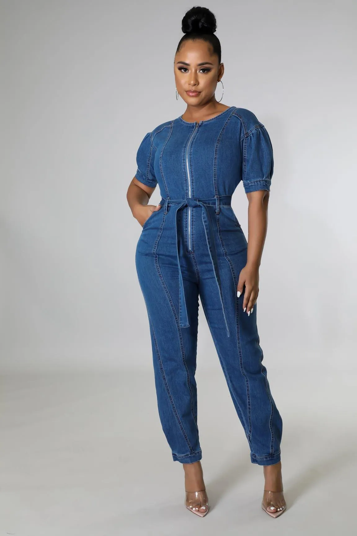 Stephanie Denim Jumpsuit