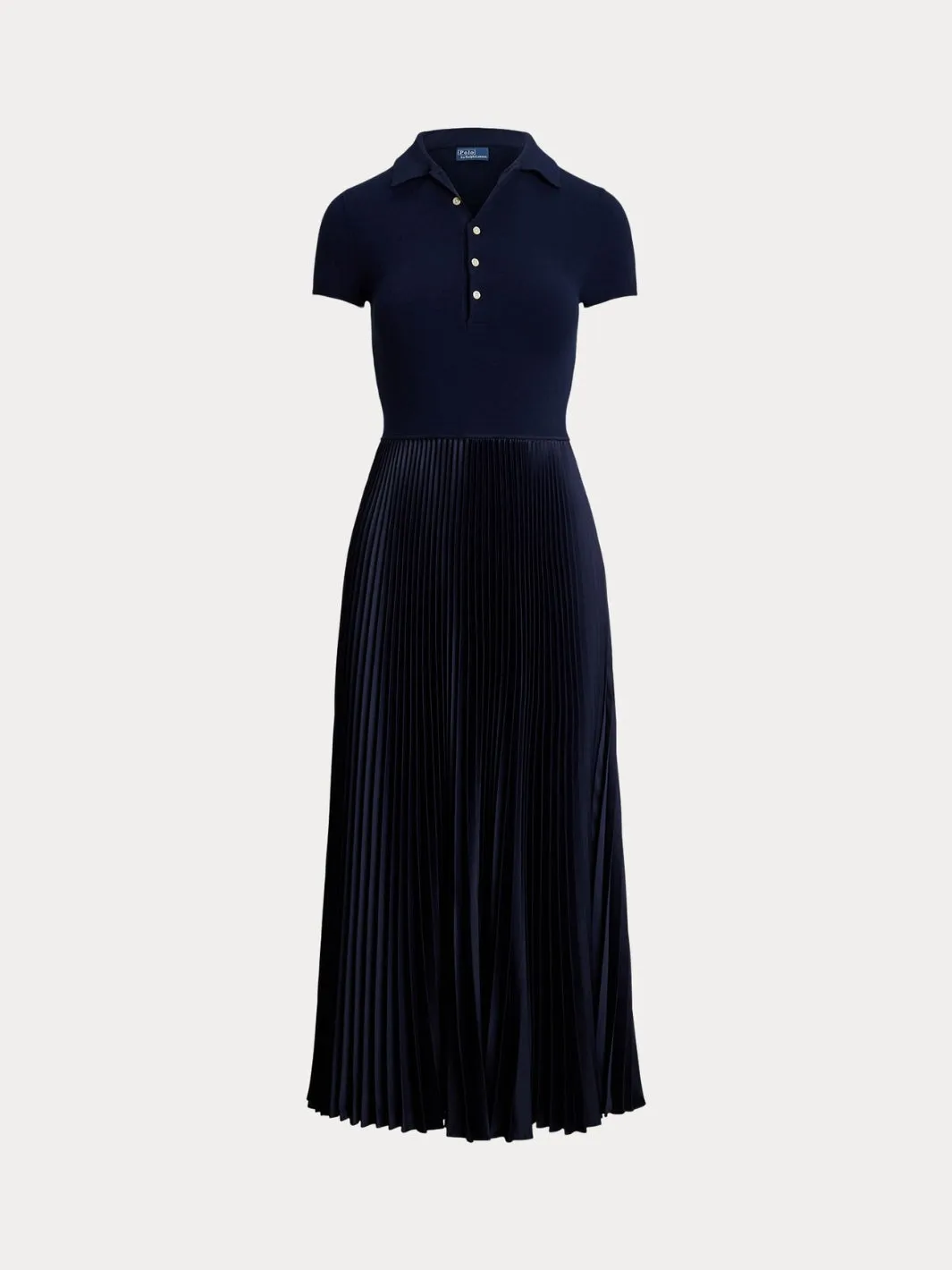 SWEATER-BODICE DRESS Marine