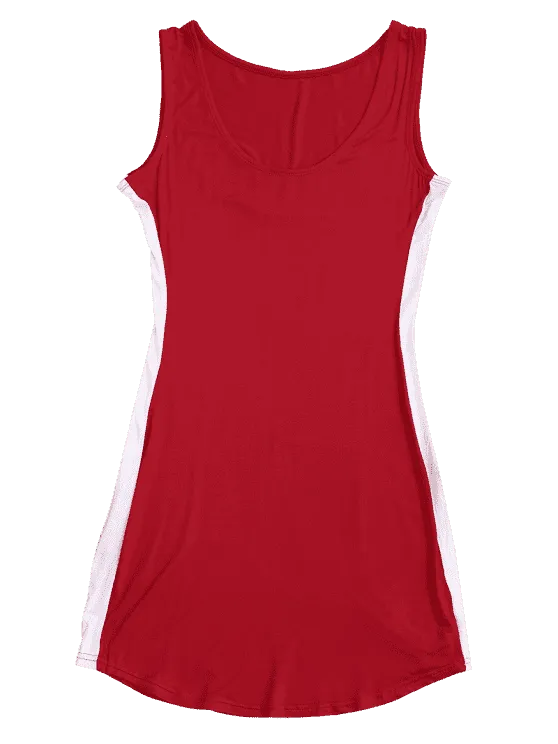 TastyHottie - Pretty Sports Two Tone Bodycon Dress