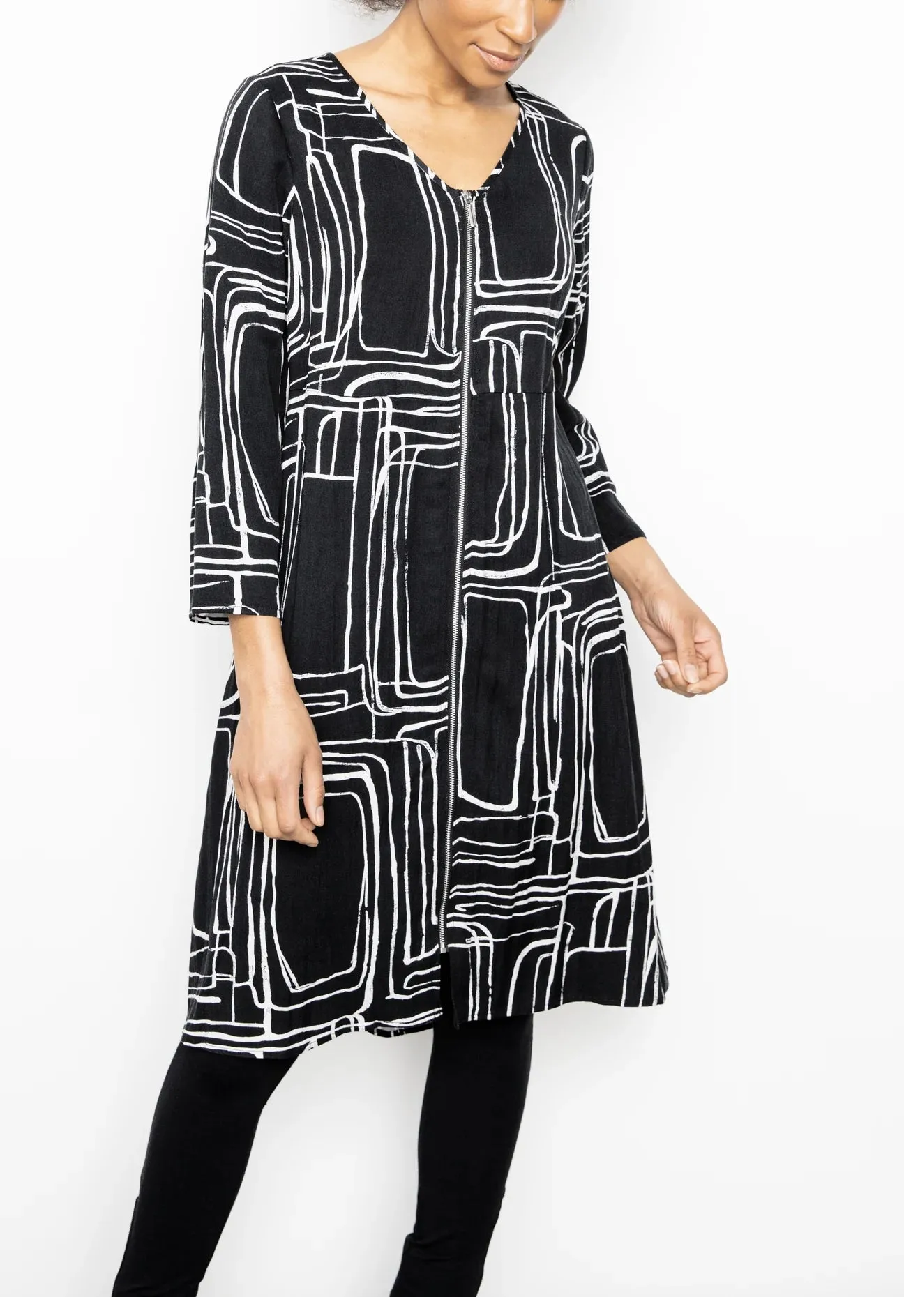 Tencel Ecovero Zip Front Dress - LIV BY HABITAT 186534
