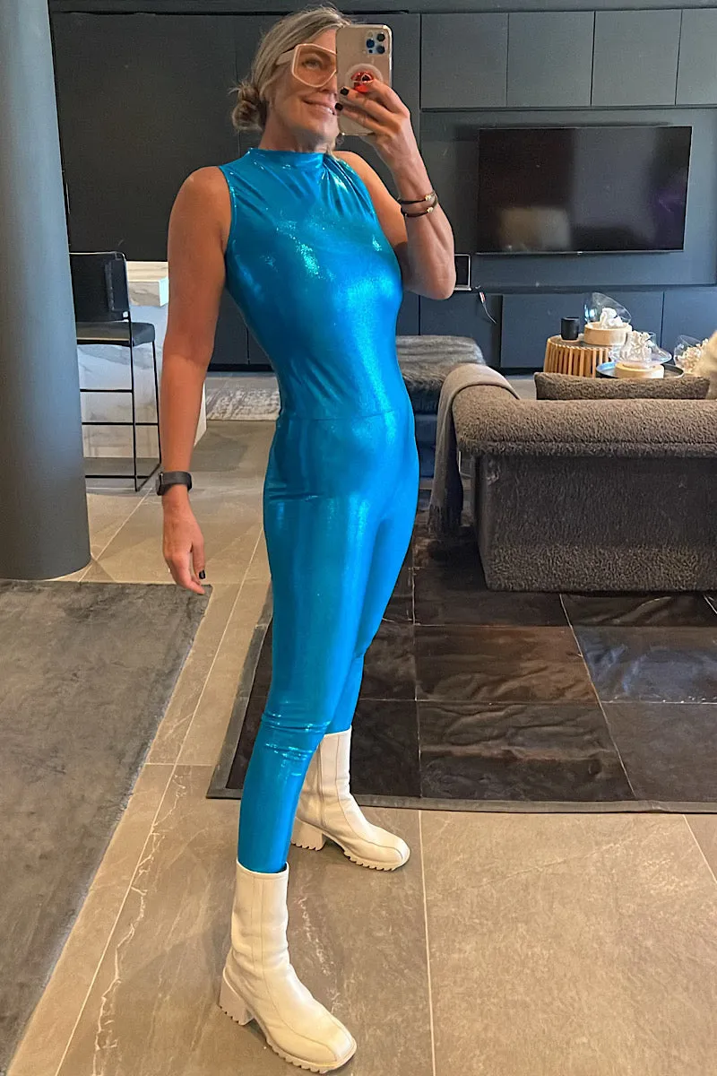 The Azure Lycra Catsuit