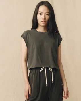 The Square Tee. -- Washed Black