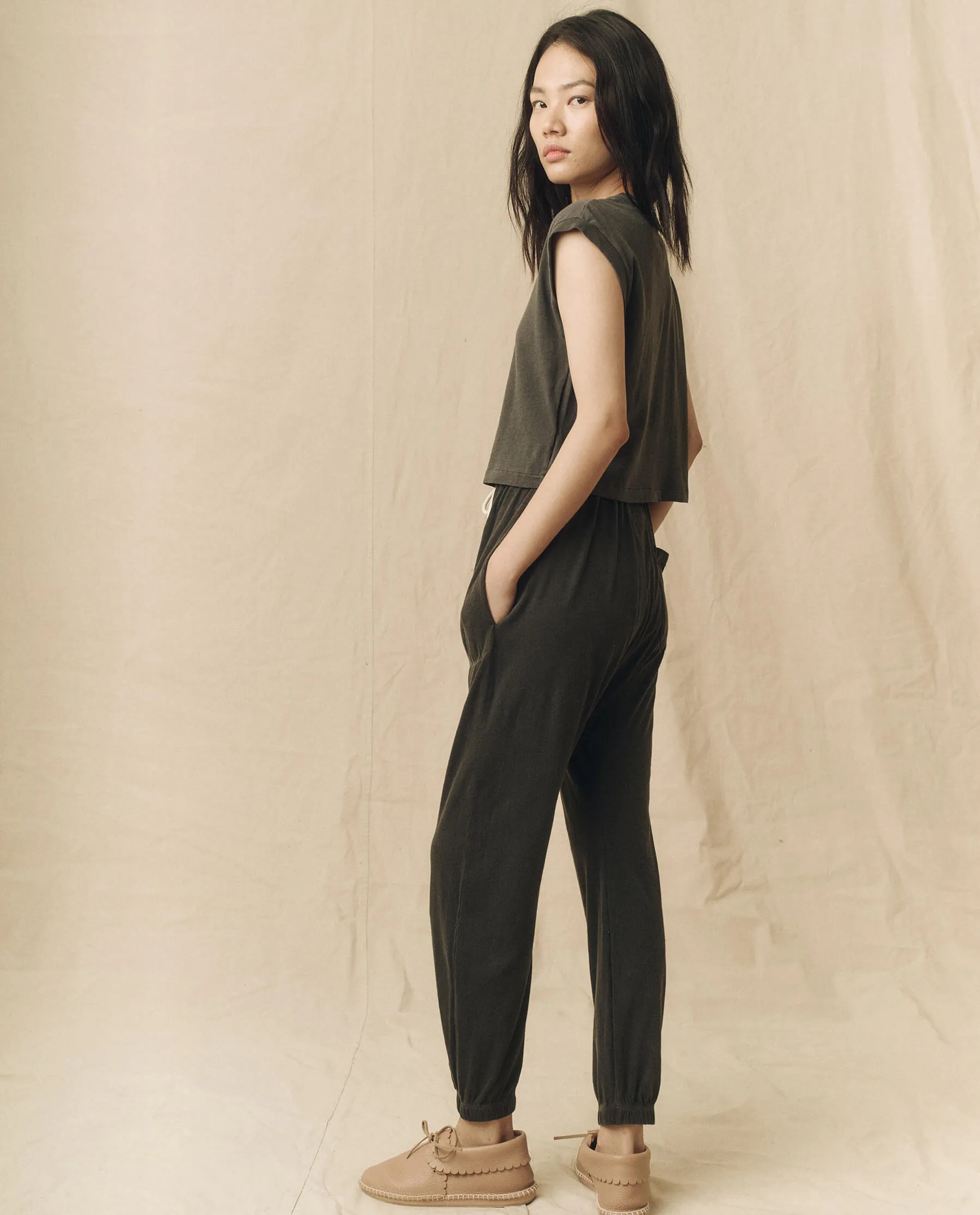 The Square Tee. -- Washed Black