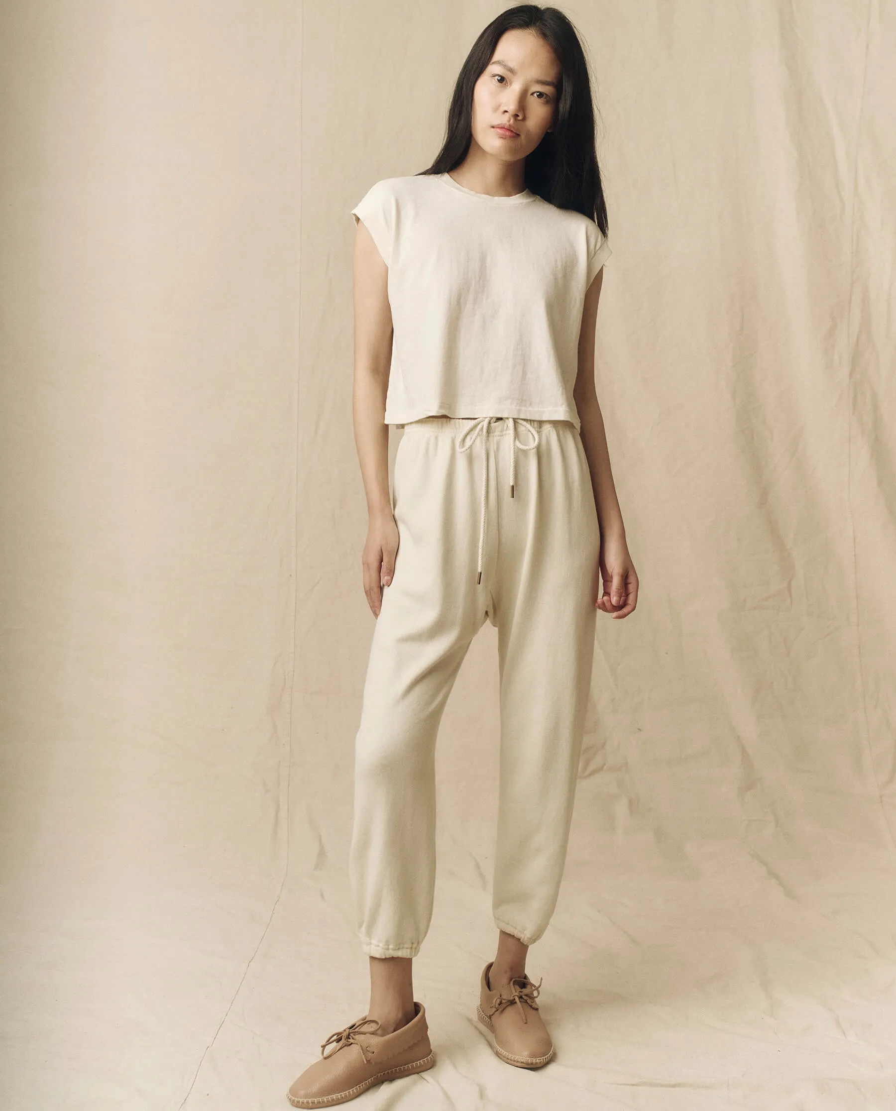 The Square Tee. -- Washed White