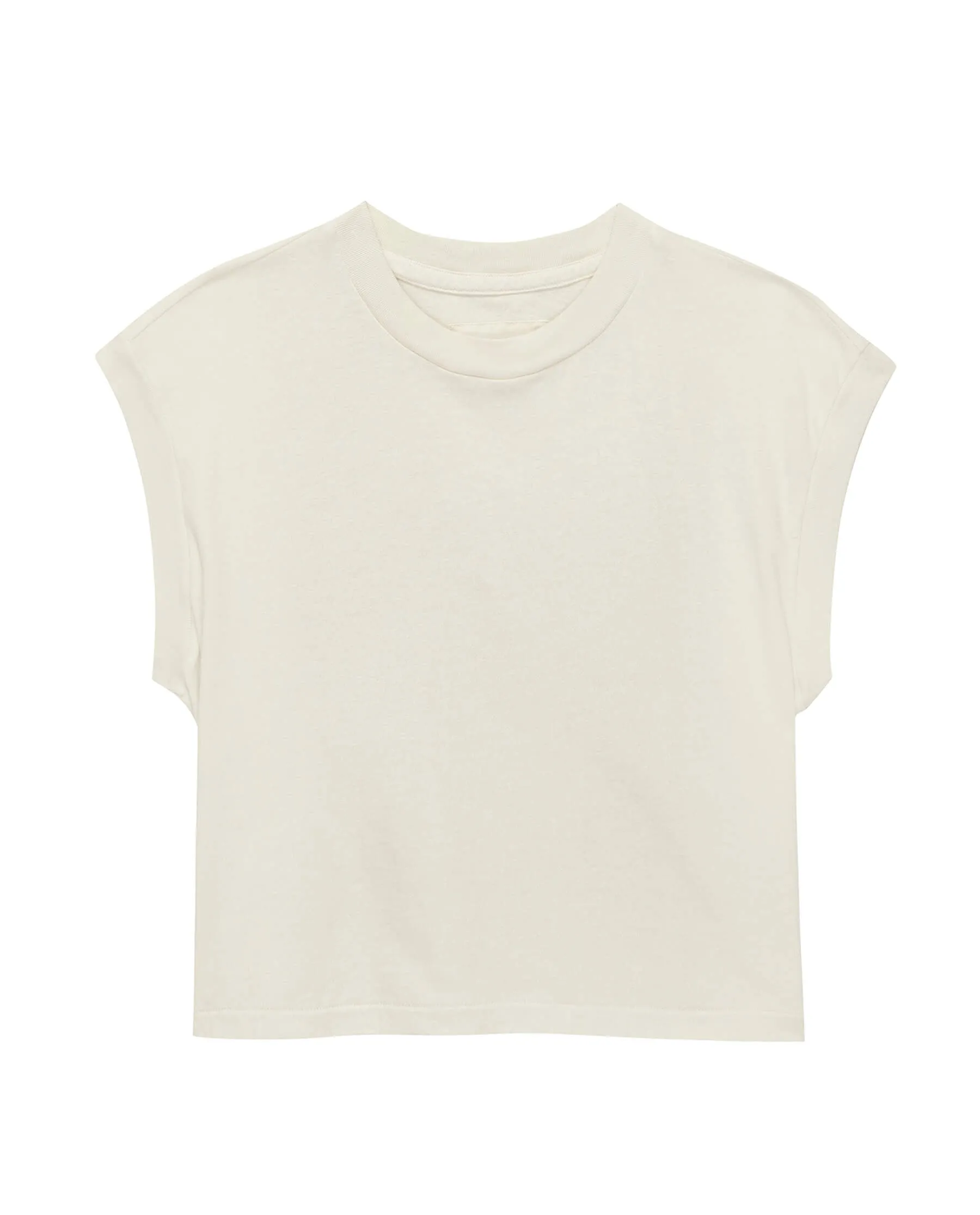 The Square Tee. -- Washed White