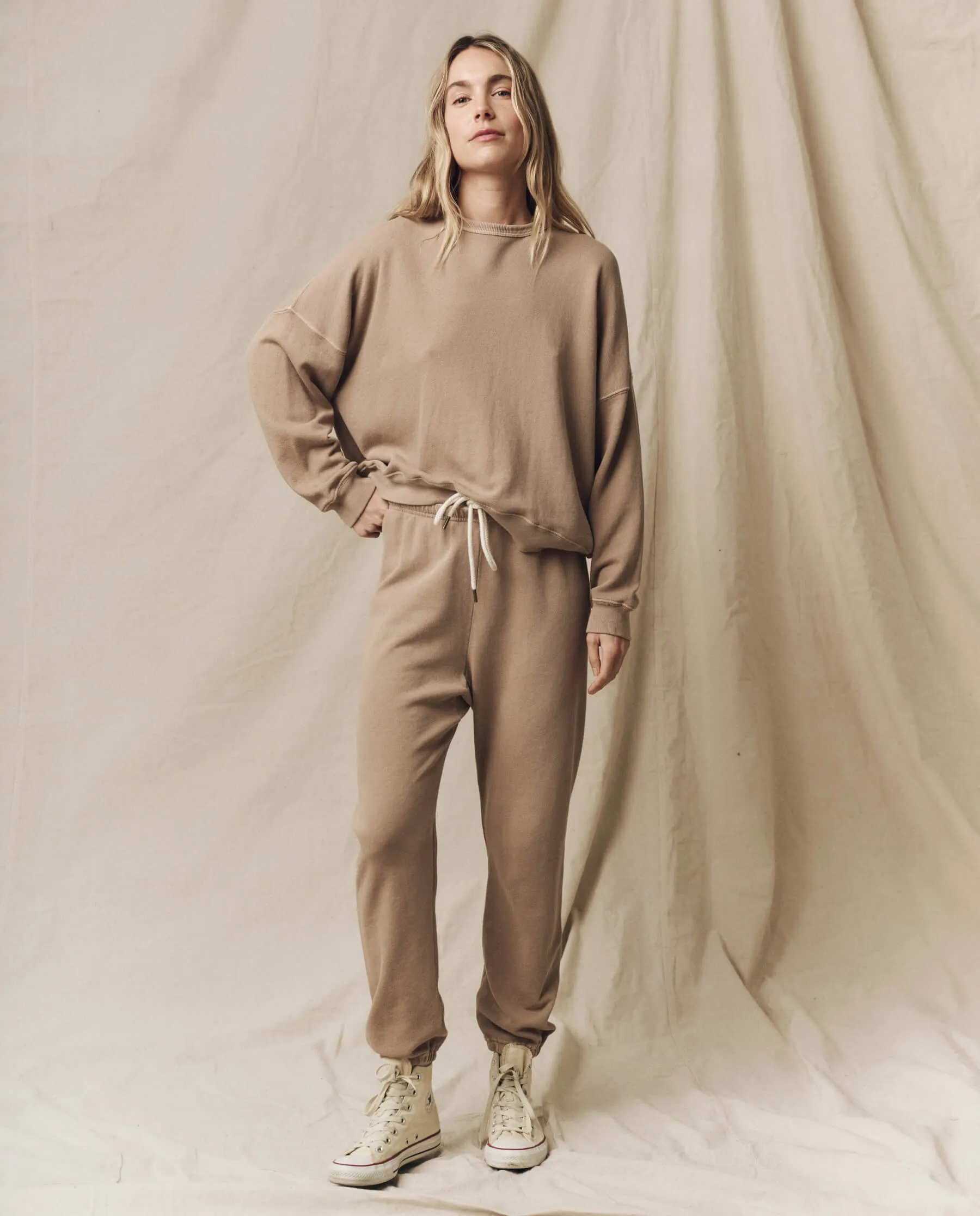 The Teammate Sweatshirt. Solid -- Khaki