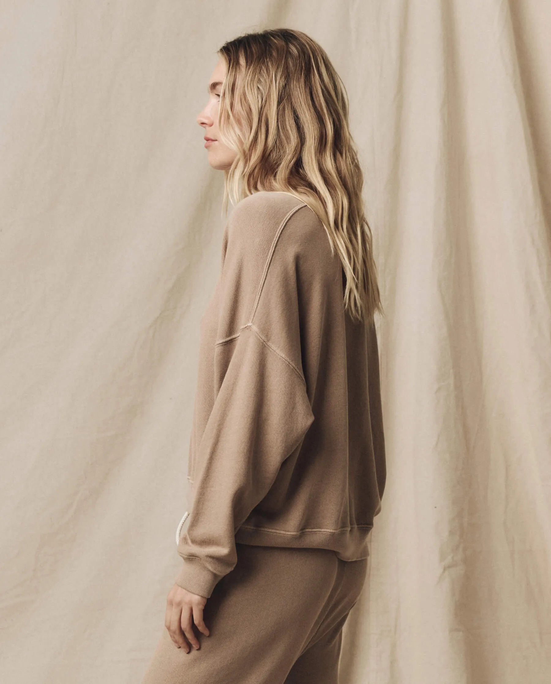 The Teammate Sweatshirt. Solid -- Khaki