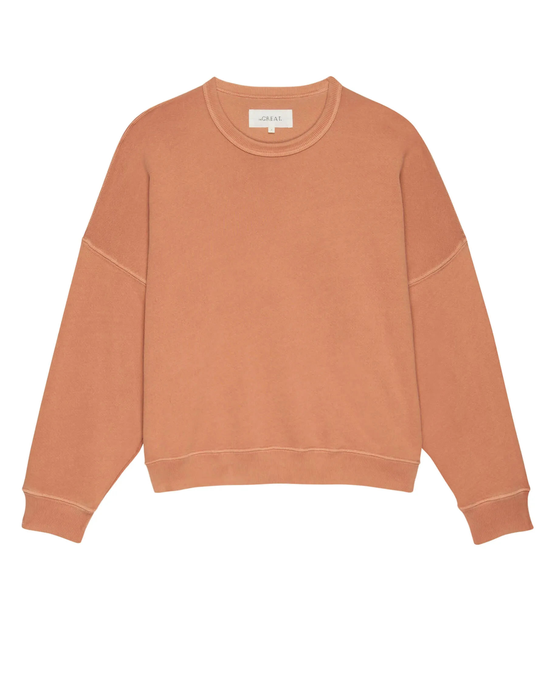 The Teammate Sweatshirt. Solid -- Sun Dried Orange