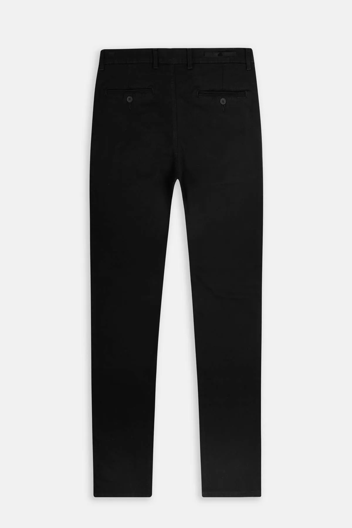 Twill Patterned Chino Black Pant