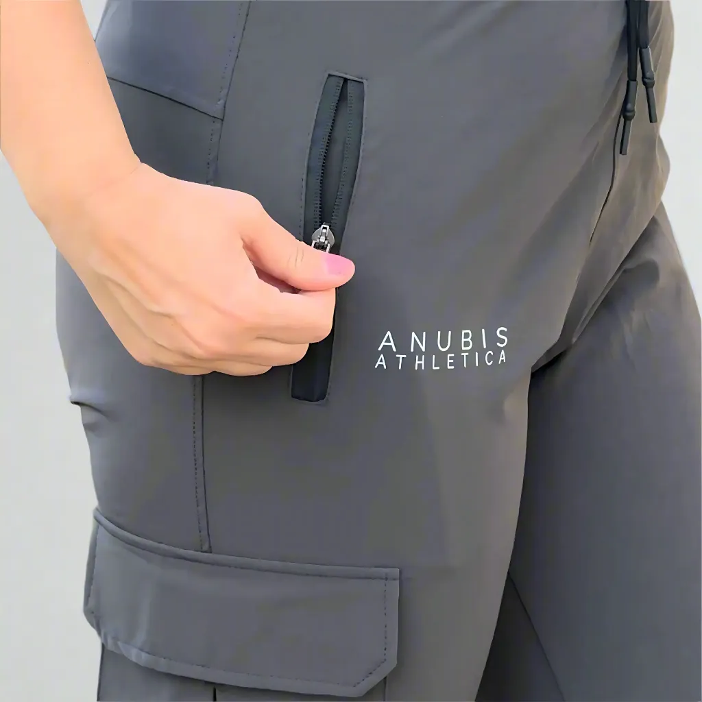 Unisex Urban Flex Cargo Joggers Charcoal Gray Women's