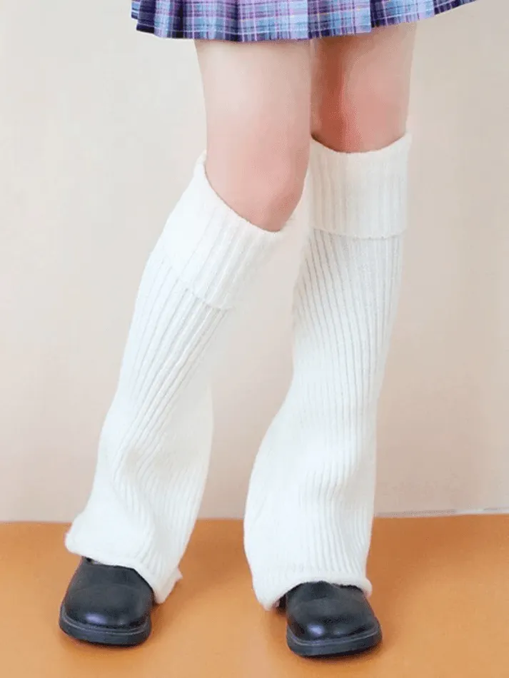 Uniwim Ankle Flare Ribbed Knit Leg Warmer