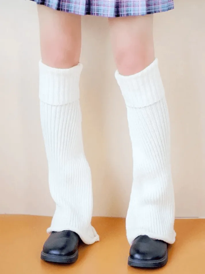 Uniwim Ankle Flare Ribbed Knit Leg Warmer