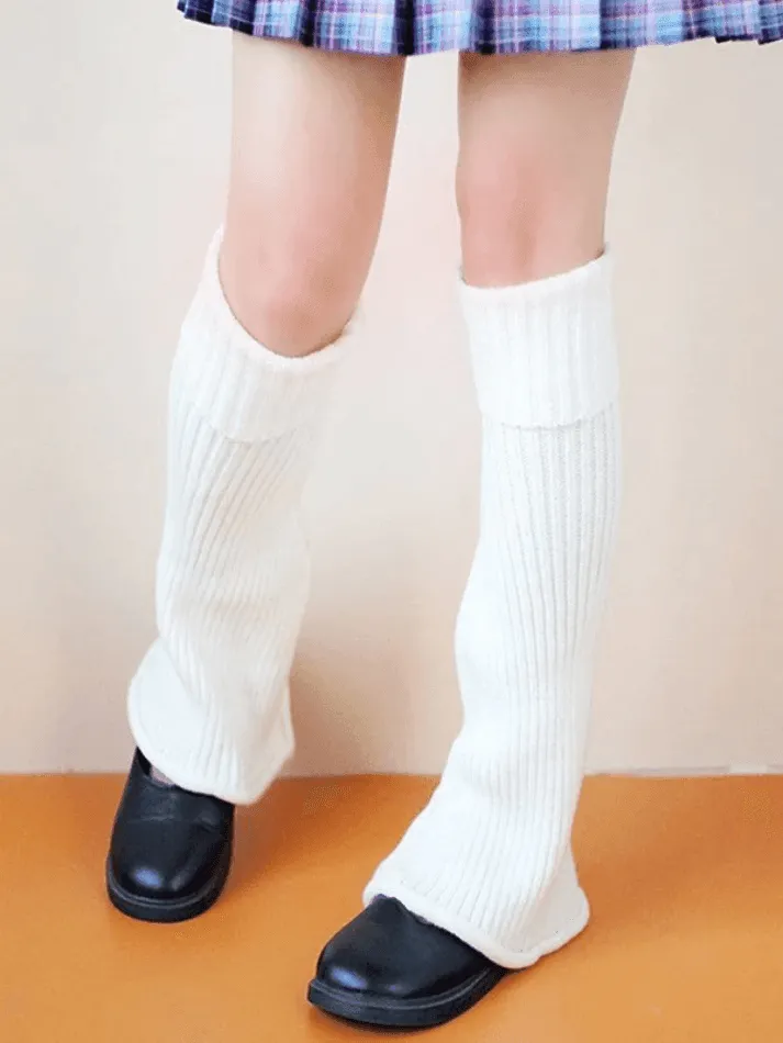 Uniwim Ankle Flare Ribbed Knit Leg Warmer