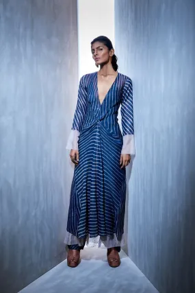 Urvashi Kaur   I   Leheria Zari Linen Culottes