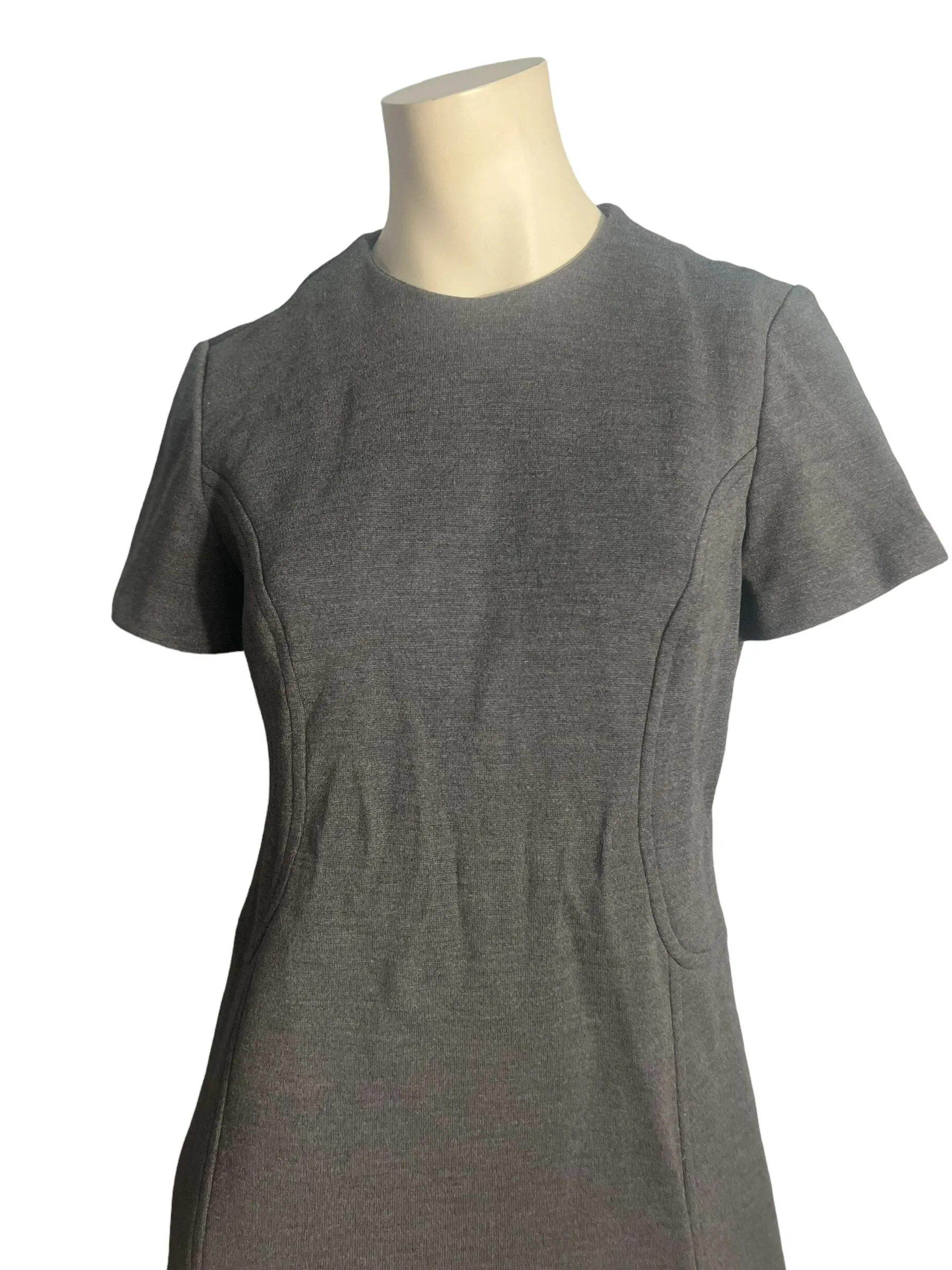 Vintage 70's A line grey dress Rona M L