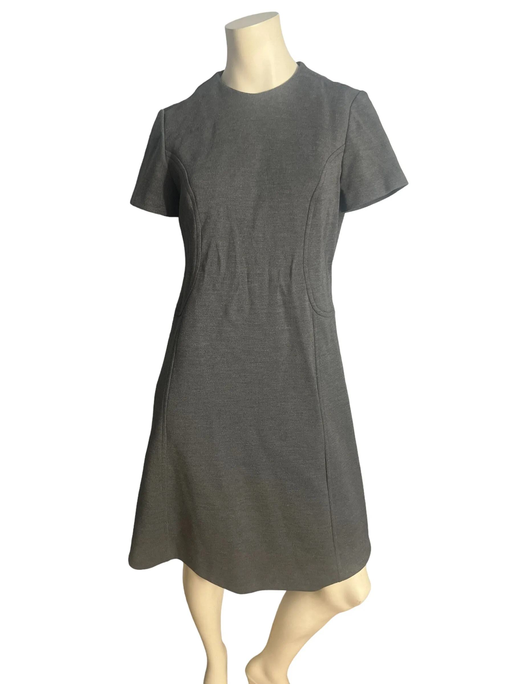 Vintage 70's A line grey dress Rona M L