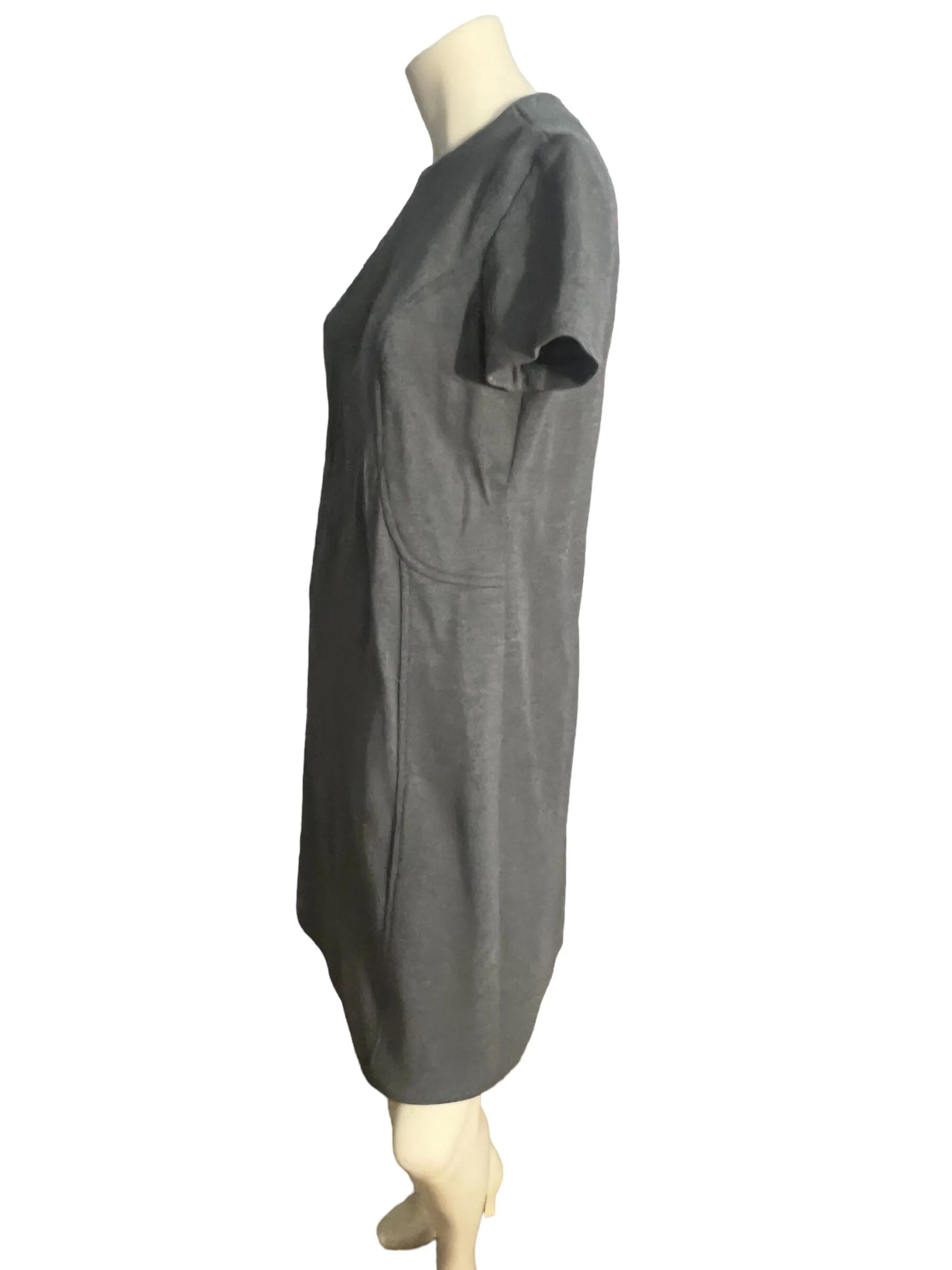 Vintage 70's A line grey dress Rona M L
