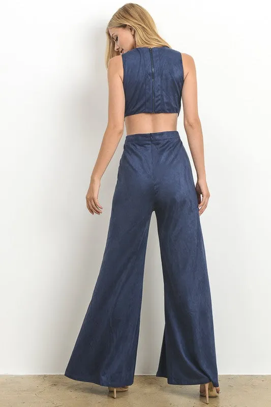 Vintage Blue Jumpsuit