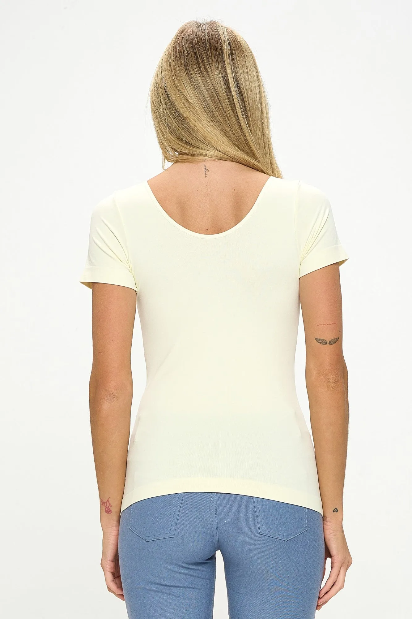 Women’s Essential Reversible Seamless Short Sleeve Top