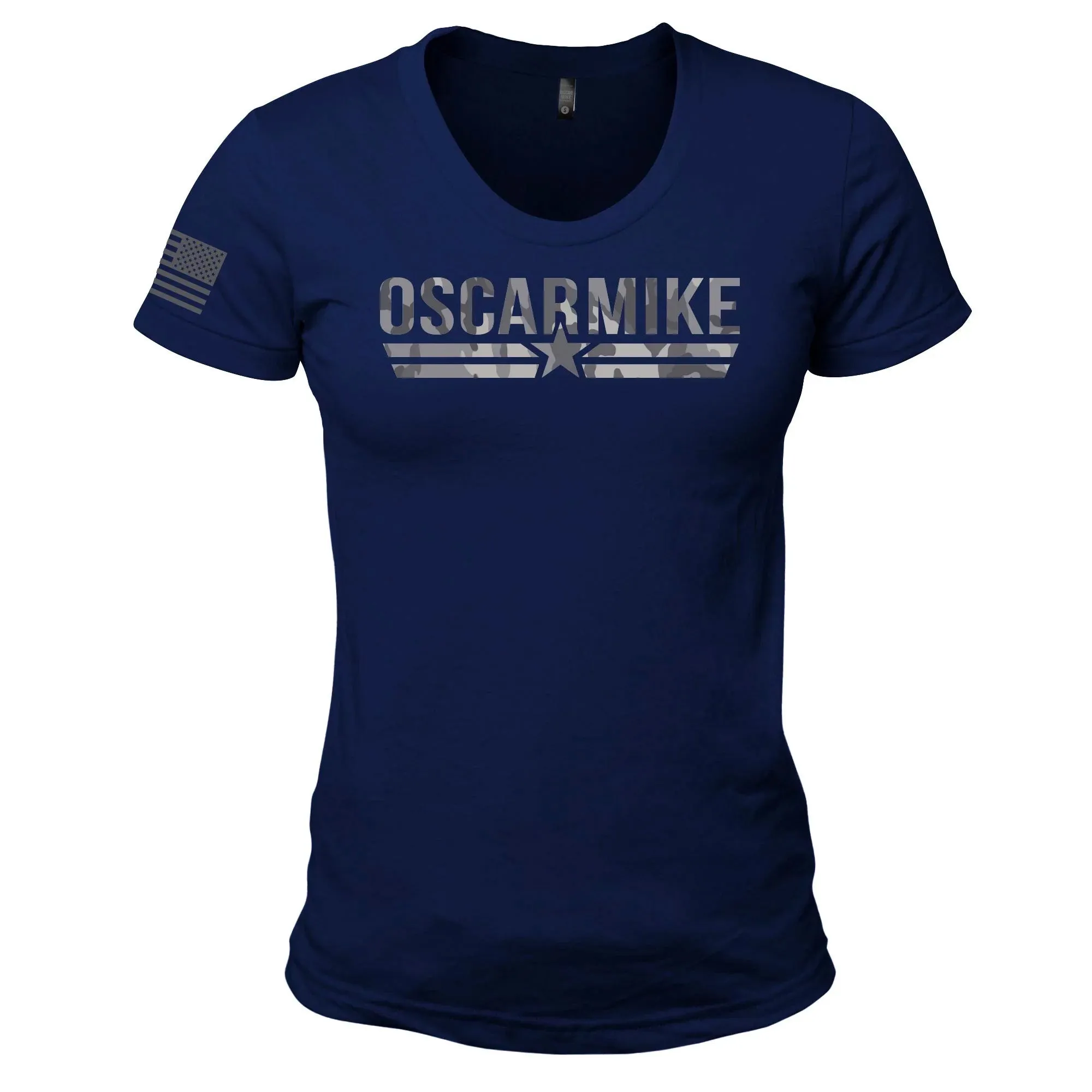 Women's Sea Camo Logo Tee