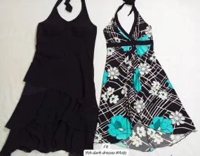 Y2K dark Night Dress