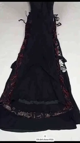 Y2K dark Night Dress