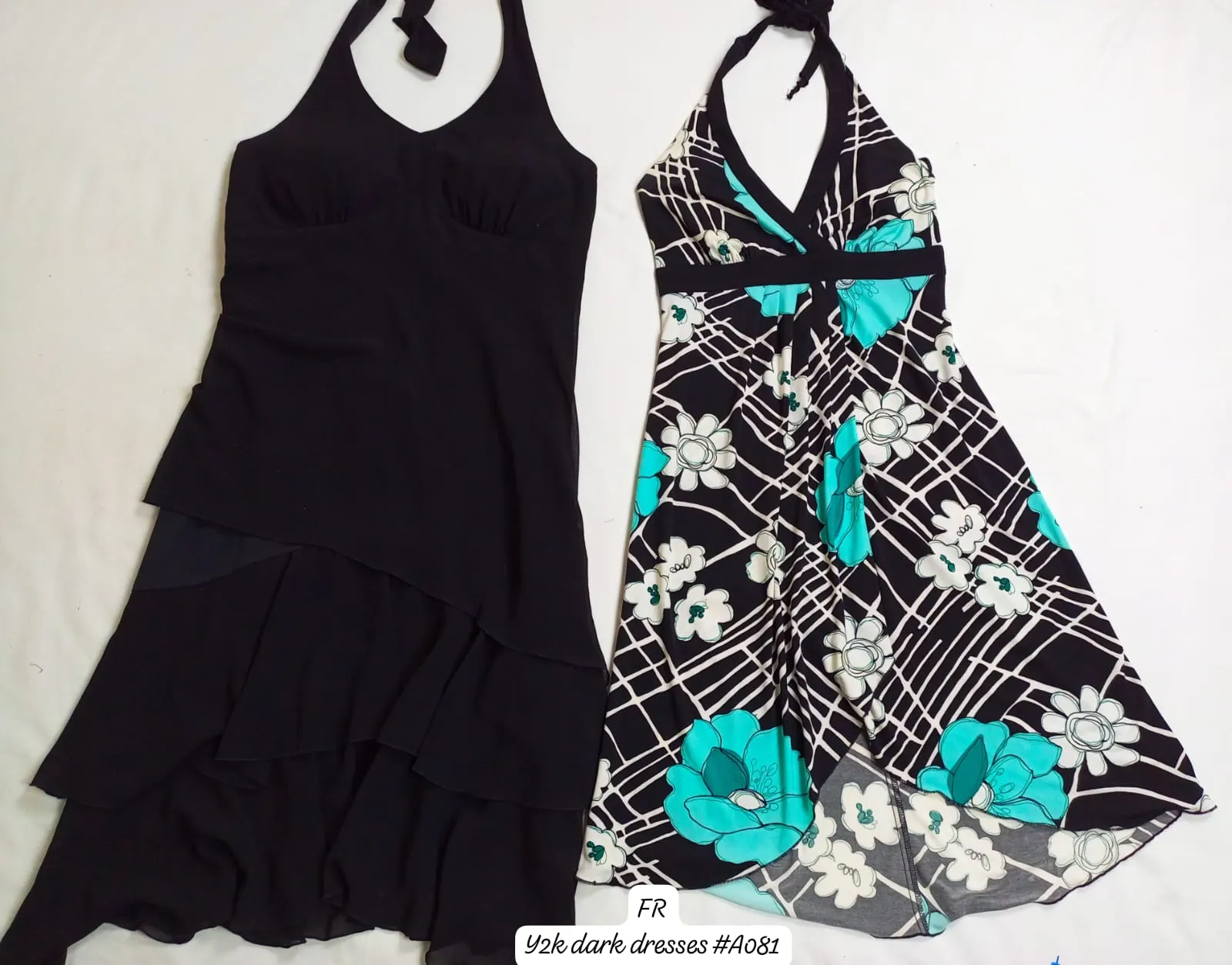 Y2K dark Night Dress
